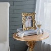GlasFlength Decorative Objects Hourglass Decor 30 Minute Hourglass Vintage Hourglass Table Desk Decor for Living Room, Silver, 3.2"*3.2"*8" - 4 of 4
