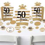 Big Dot of Happiness We Still Do - 50th Wedding Anniversary - Anniversary Party Decor and Confetti - Terrific Table Centerpiece Kit - Set of 30