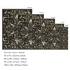 Coolmee Area Rug for Living Room, Washable Rug Low Pile Retro Accent Floral Rug Non-Slip Foldable Carpet for Bedroom, Dining Room - 3 of 4