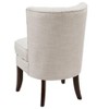 26"1pc Modern Beige Upholstery Button Tufted Accent Chair - 4 of 4
