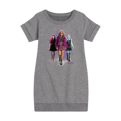 - Monster High - Character Group Graphic Short Sleeve Fleece Dress