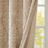 PAGED Knitted Jacquard Damask Total Blackout Grommet Top Curtain Panel, Privacy Curtain for Bedroom & Living Room - 4 of 4