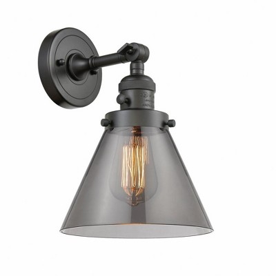 Cone - 1 Light Wall Sconce In Industrial Style-10 Inches Tall and 8 Inches Wide