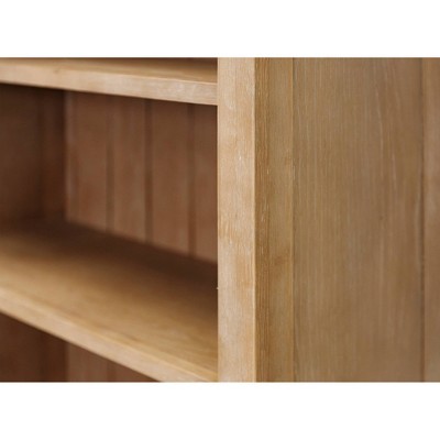 Laurel Light Brown Adjustable Wood Bookcase