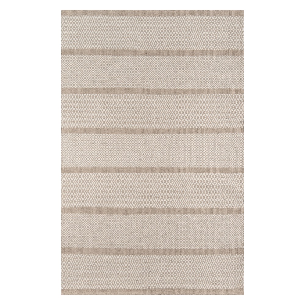 3'6inx5'6in Stripe Woven Accent Rug Beige - Momeni