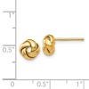 Black Bow Jewelry 8mm Polished Love Knot Earrings in 14k Yellow Gold - 4 of 4