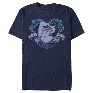 Men's The Little Mermaid Ursula So Much For True Love Heart T-Shirt - 1 of 4