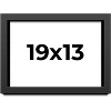 PosterPalooza | Shadow Box 1.5" Depth Black Picture Frame - UV Acrylic, Backing Board, Hanging Hardware - 2 of 4