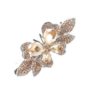 Unique Bargains Gradient Butterfly French Barrette Hair Clips 1 Pc - 1 of 4