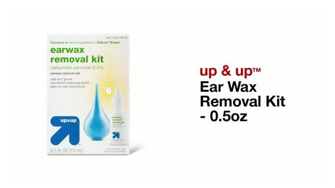 Ear Wax Removal Kit - 0.5oz - up &#38; up&#8482;, 2 of 5, play video