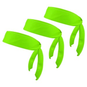 Unique Bargains Polyester Elastic Running Sports Workout Head Ties Sweatbands 3 Pcs - 1 of 3
