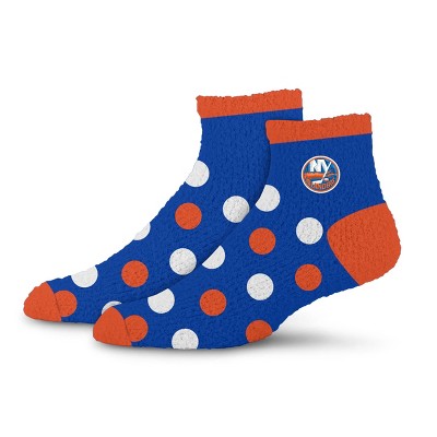 NHL New York Islanders Dotty Fuzzy Socks - One Size Fits Most