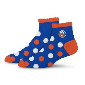NHL New York Islanders Dotty Fuzzy Socks - One Size Fits Most - 1 of 3