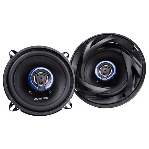 Autotek Street Machine 250W 5.25 Inch 2 Way Car Audio Coaxial Speakers with Neo Mylar Soft Dome Tweeters for Crystal Clear Sound, Pair - 1 of 4