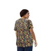 Women's Printed Short Sleeve V-Neck Tunic - Plus - On The Plus Side - 3 of 4