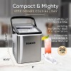 Igloo Self-Cleaning Portable Electric Countertop Ice Maker Machine with Handle, 26 Pounds in 24 Hours, with Ice Scoop and Basket, Stainless Steel - 2 of 4