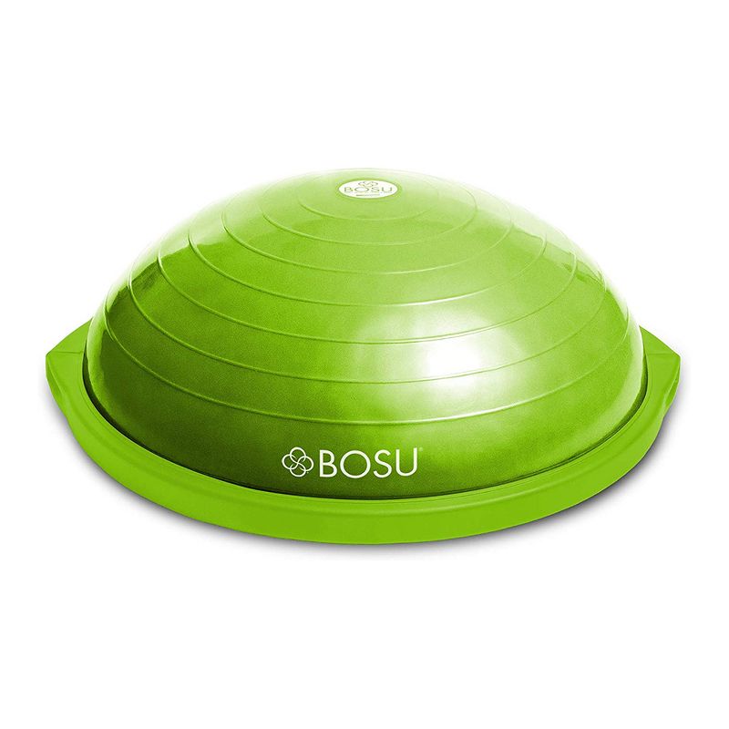 Bosu 72-10850 Home Gym Equipment The Original Balance Trainer 26 in Diameter, Lime Green and Gray, 3 of 7