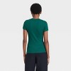 Women's Slim Fit Short Sleeve Ribbed T-Shirt - A New Day™ - 2 of 3