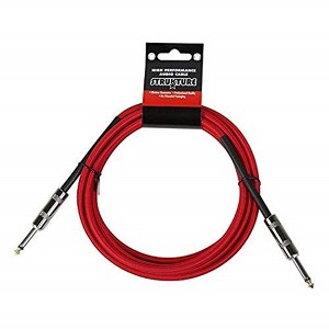 STRUKTURE 10' INSTRMT CABLE RED WOVEN SC10RD - 1 of 1