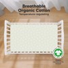 KeaBabies 2pk Soothe Fitted Crib Sheets Neutral, Organic Baby Crib Sheets, Fits Standard Nursery Baby Mattress - 2 of 4
