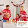 Joyfy Christmas Sweater, Red Family Matching Christmas Ugly Sweater, Cute Long Sleeve Knit Pullover - 2 of 4