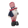 Transpac Polyester 6 in. Red White and Blue 4th of July Patriotic Plush Uncle Sam Gnome - 2 of 4