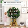 Angel Sar Kids Bookcase Shelf, Toy Storage Organizer with 4 Tier Open Shelves, Child-Safe Design with Anti-Tip, Dinosaur Shape for Bedroom Playroom - 4 of 4