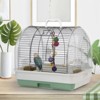 Transparent Viewing Pet Cage, Panoramic Portable Outdoor Bird Cage, Acrylic Perspective Vertical Flying Cage for Long-Tailed Parrots - 3 of 4