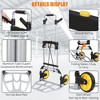 Aluminum Hand Truck Folding Dolly Cart 330 lbs Capacity with Telescoping Handle - 4 of 4