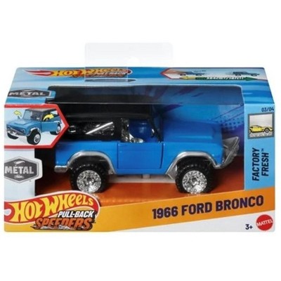 Hot Wheels 1966 Ford Bronco Pullback Speeders Factory Fresh 1:43 Scale 2025