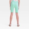 Girls' Ribbed Bike Shorts - Cat & Jack™ - 2 of 3