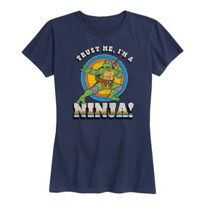 Women's - Teenage Mutant Ninja Turtles - Trust Me, I'm A Ninja Short Sleeve Graphic T-Shirt - 1 of 4