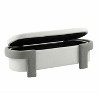 NicBex 51" Storage Bench Large Versatile Storage Ottoman Bench for Bedroom, Entryway - 3 of 4