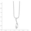 Black Bow Jewelry Twisted Diamond Pendant Necklace in Rhodium Plated Silver, 18-20 Inch - 2 of 4