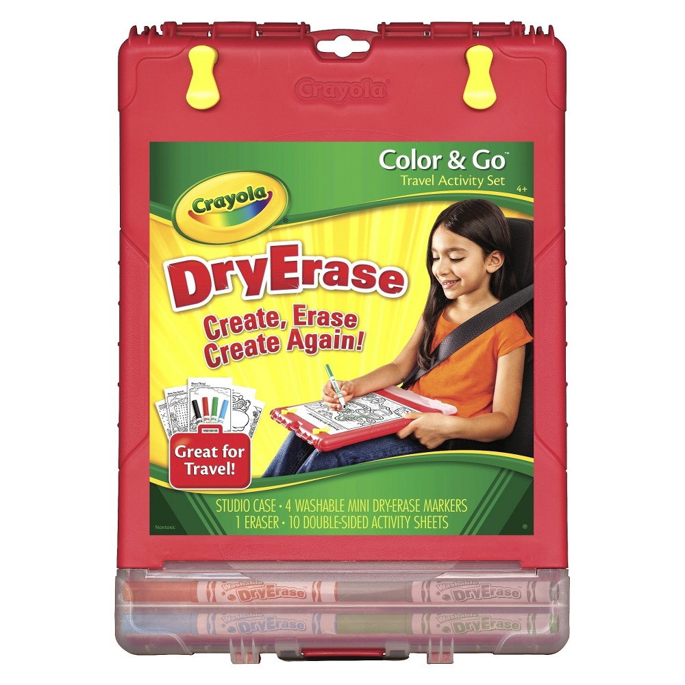 Crayola Washable Dry Erase Travel Pack, Whiteboard for Kids, Ages