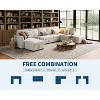 8/9 Seater U Shaped Modular Sectional Sofa, Oversized Convertible Couch with Storage, Chenille Sofa with Chaise & Removable Cover - 4 of 4