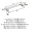 Amerock Lintel Pull for Cabinets, Drawers, and Furniture - 4 of 4