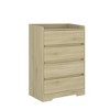 25.59'' Wood Modern 4-Drawer Dresser without Handles with Sturdy Frame, 100% Waterproof and Multi-Room Use - 4 of 4