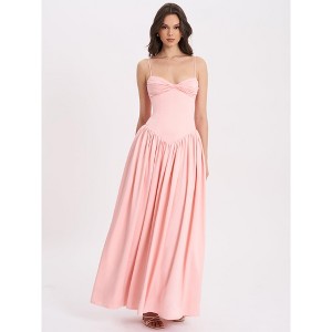 long sleeve champagne dress Gold Champagne Elastic Satin Long Sleeves Party Dresses, CP0673 US0 / As Pic