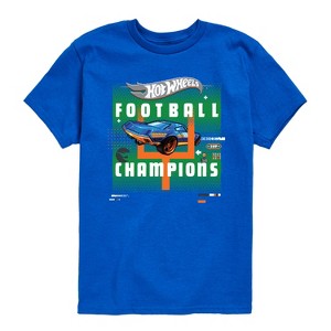 Boys' - Hot Wheels - Hot Wheels Touchdown Short Sleeve Graphic T-Shirt - 1 of 4