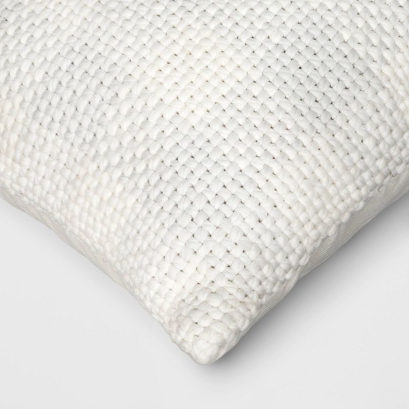 20&#34;x14&#34; Chunky Check Rectangular Outdoor Lumbar Pillow Cream - Threshold&#8482; designed with Studio McGee, 5 of 6