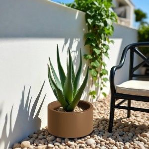 Corten Steel Raised Garden Bed Kit – 15.5" Dia. x 20" H. – Pre-Rusted Planter – Perfect for Outdoor Gardening - 1 of 4