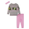 Andy & Evan  Infant  Grey Chenille Sweater w/Tree Graphic & Sweater Knit Pant Set - 4 of 4
