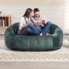 SKRAN Bean Bag sofa Lazy Sofa Lounger High Back Bean Bag Chair Couch for Indoor & Outdoor, Accent Floor Soft Lounge Chair (Emerald chenille)) - 4 of 4
