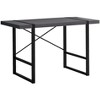 Sapphtopaz Home Office Desks 49" Contemporary Computer Desk with Metal Frame Writing Desk Gaming Desk Office Desk for Home Office - 3 of 4
