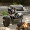 ARDEN Outdoor Plush Modern Tufted Rocking Chair Cushion, Set of 2, 20 x 18, Water Repellent, Fade Resistant - 2 of 4