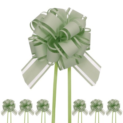 Unique Bargains Plastic Glossy Appearance Waterproof Gift Wrapping Pull Bows 20 Pcs