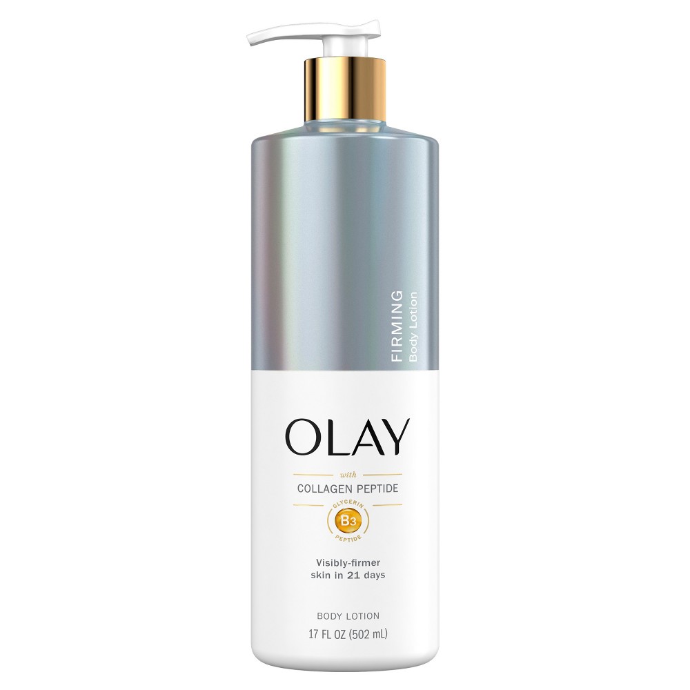 Photos - Cream / Lotion Olay Firming & Hydrating Body Lotion Pump with Collagen Scented - 17 fl oz 