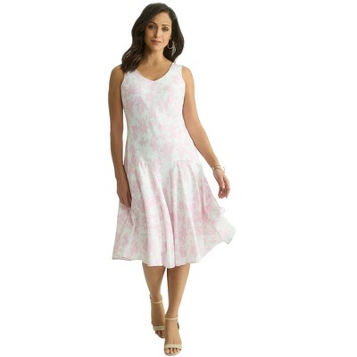 Jessica London Women's Plus Size Floral Print Dress