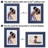 Americanflat Wide Molding Picture Frame with Mat - 4 of 4